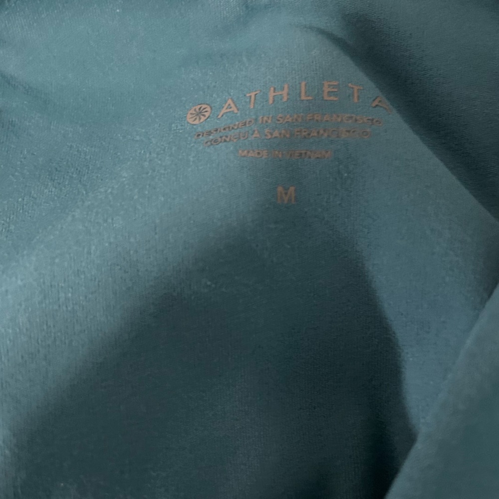 Athleta NEW conscientious crop woman’s Small and Medium A-C Teal - Picture 6 of 8